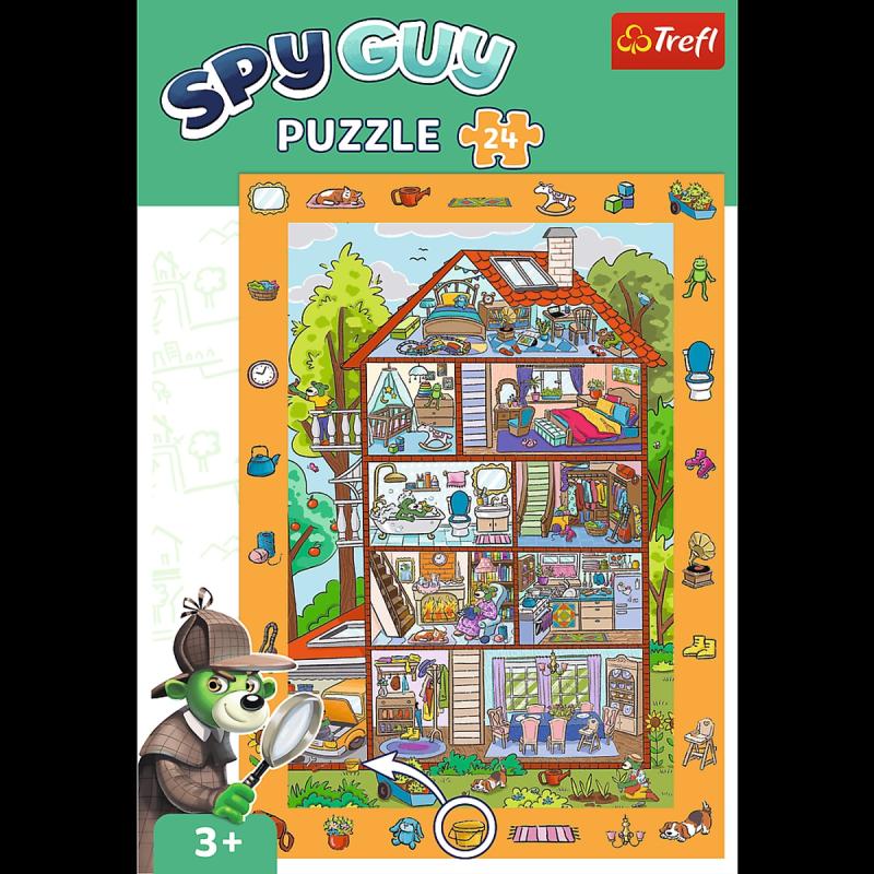 PUZZLE 24 TREFL OBSERWACYJNE.SPY GUY - W DOMU