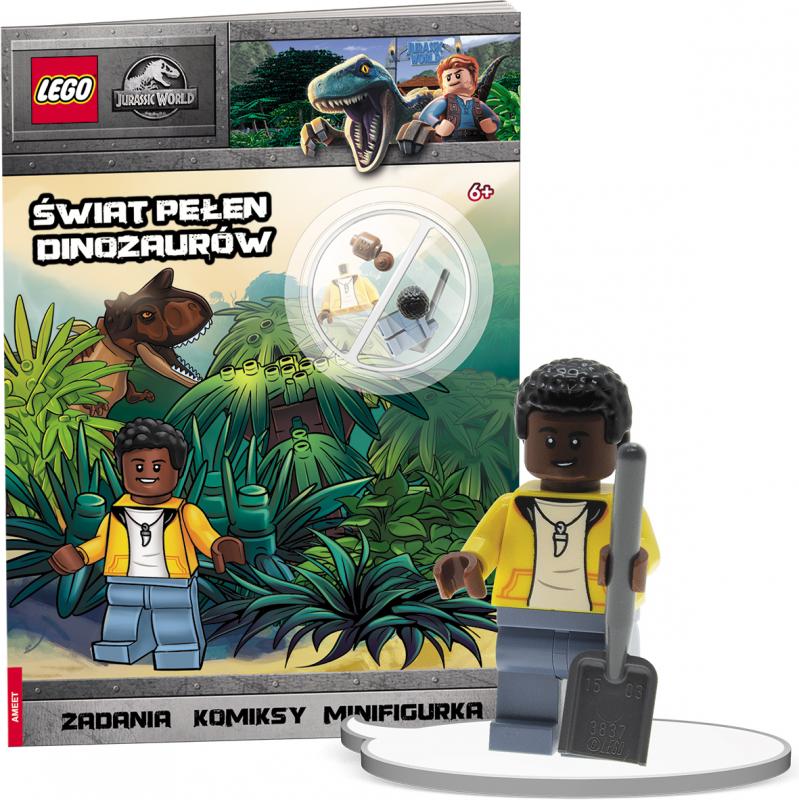 KSIĄŻECZKA LEGO JURASSIC WORLD. ŚWIAT PEŁEN DINOZAURÓW