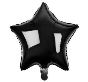 BALON FOLIOWY GWIAZDA CZARNA 19 #ŚWIĘTA