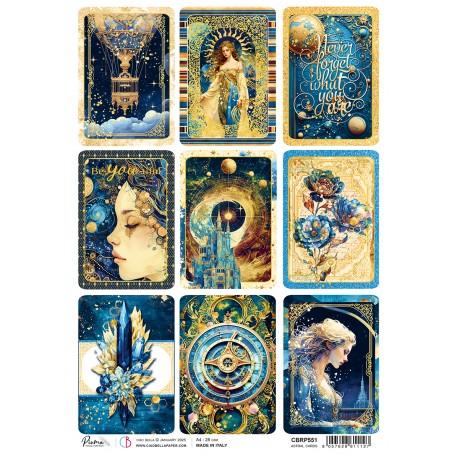 PAPIER RYŻOWY A4 CELESTIAL ASTRAL CARDS