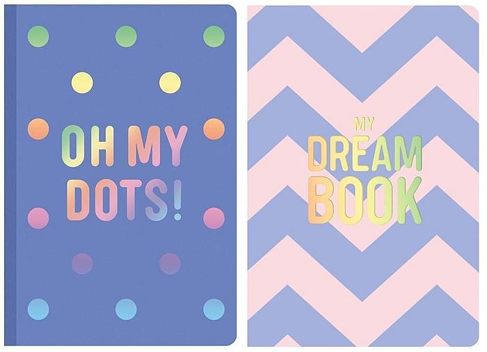 BRULION A5 KRATKA 80K KREMOWY PAPIER Oh my dots