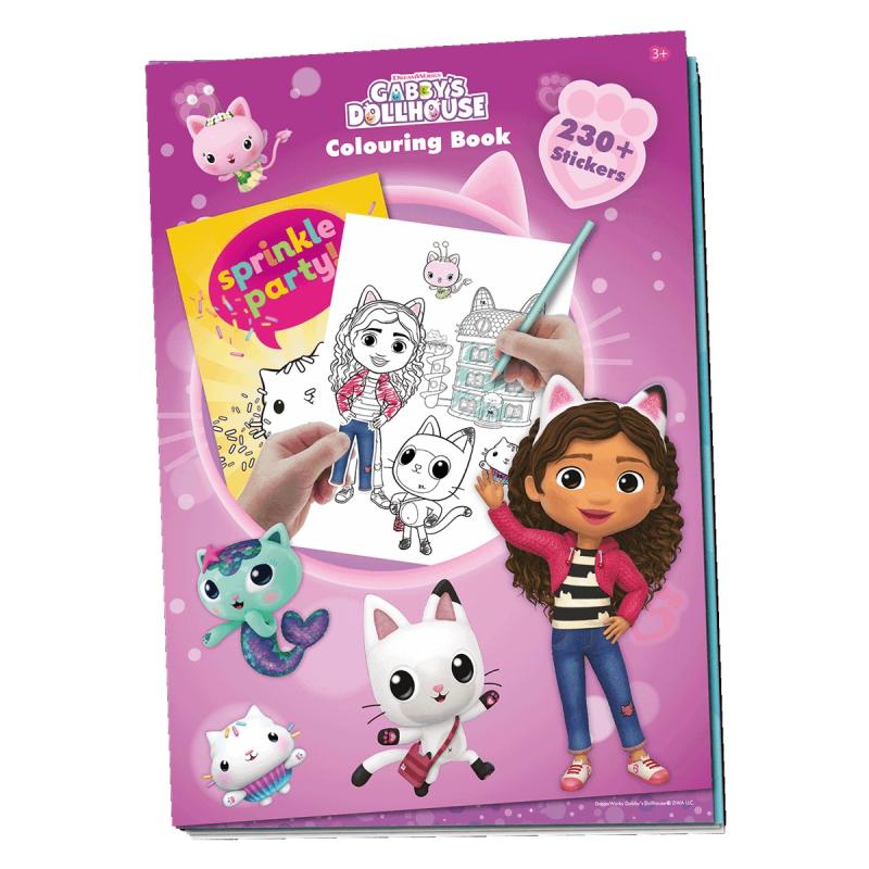 KSIĄŻKA DO KOLOROWANIA GABBI DOLLHOUSE 29x21