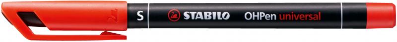 FOLIOPIS STABILO OHP S CZERWONY