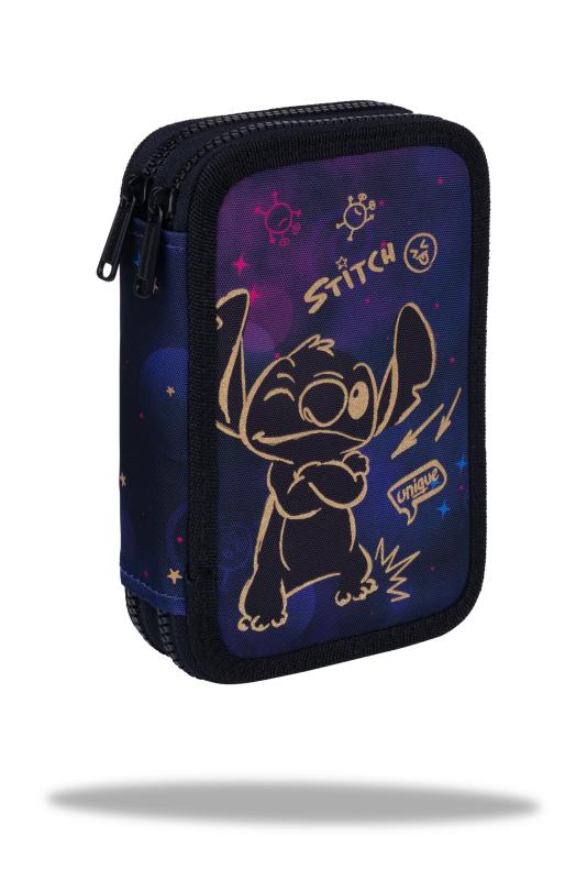 PIÓRNIK PODWÓJNY Z WYPOSAŻENIEM STITCH JUMPER 2 - DISNEY GOLD