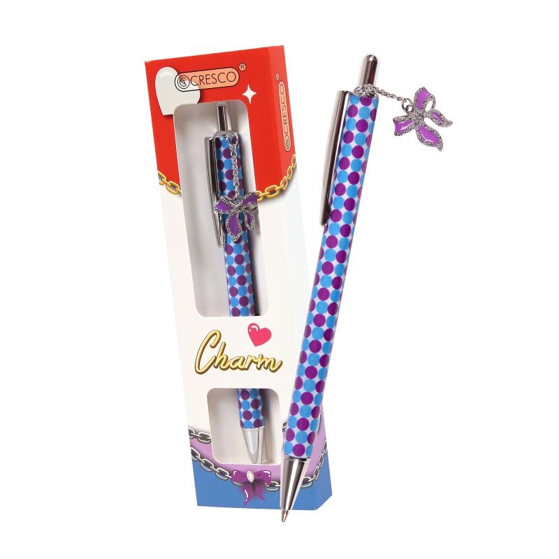 DŁUGOPIS CHARM W ETUI GB KOKARDKA