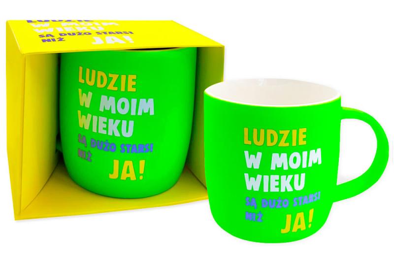 KUBEK NEONOWY KUKARTKA