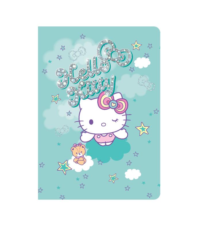 ZESZYT A5/32 3-LINIA KOL. HELLO KITTY WZÓR 3 PINK