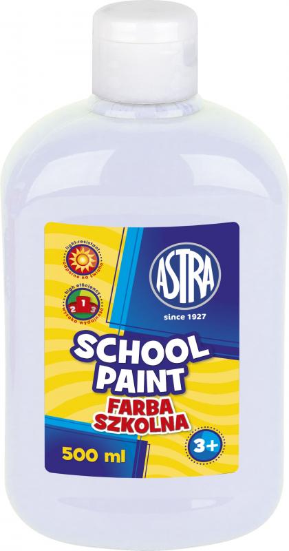 FARBA SZKOLNA ASTRA 500ML BIAŁA