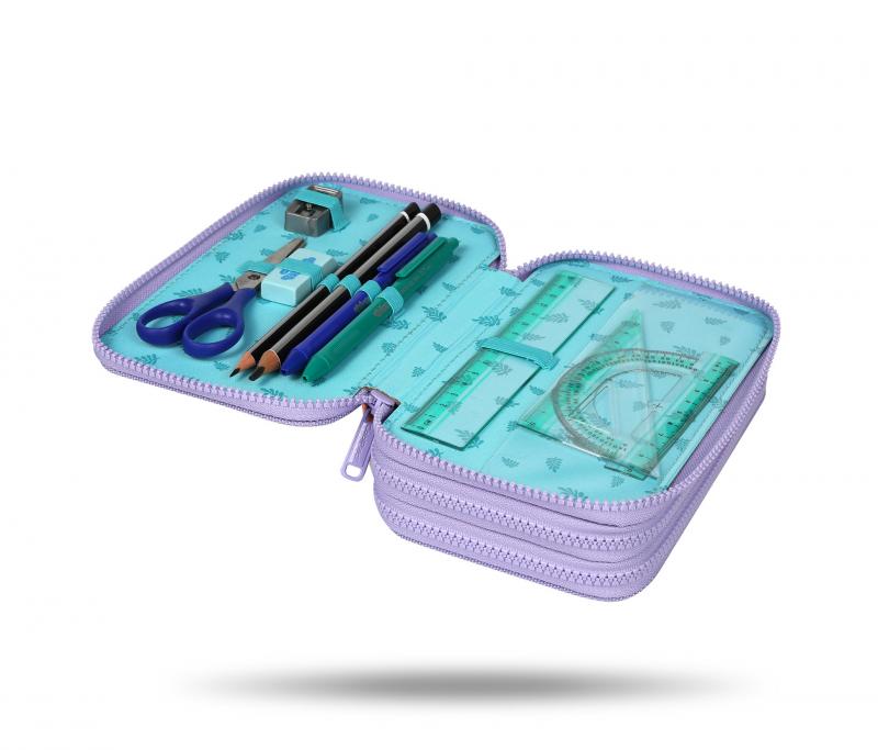 PIÓRNIK POTRÓJNY Z WYPOSAŻENIEM JUMPER 3 - STITCH PASTEL DISNEY FASHION