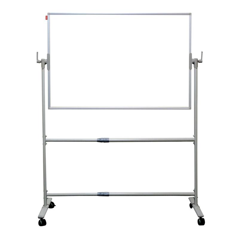 TABLICA OBROTOWA 180X120 DWUSTRONNIE SUCHOŚCIERALNA MAGNETYCZNA BIAŁA RAMA ALUMINIOWA PRESTOGE