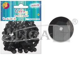 CEKINY MT-0211 METAL CZARNE 10G