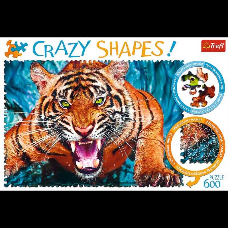 PUZZLE 600 TREFL OKO W OKO Z TYGRYSEM