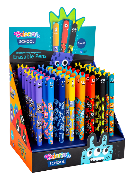 DŁUGOPIS PATIO WYMAZYWALNY MONSTERS A48 COLORINO