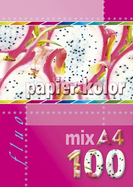 PAPIER KS.A4/100 MIX FLUO KRESKA