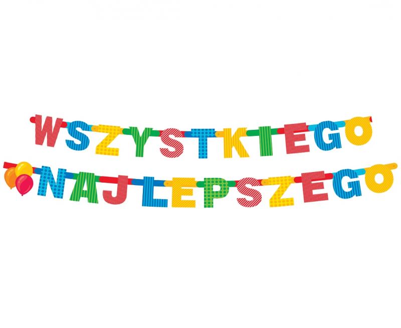 GIRLANDA WSZYSTKIEGO NAJLEPSZEGO 230 CM