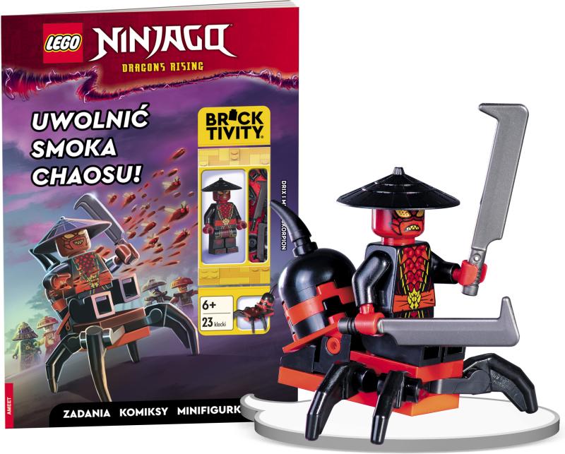 KSIĄŻECZKA LEGO NINJAGO. UWOLNIĆ SMOKA CHAOSU!