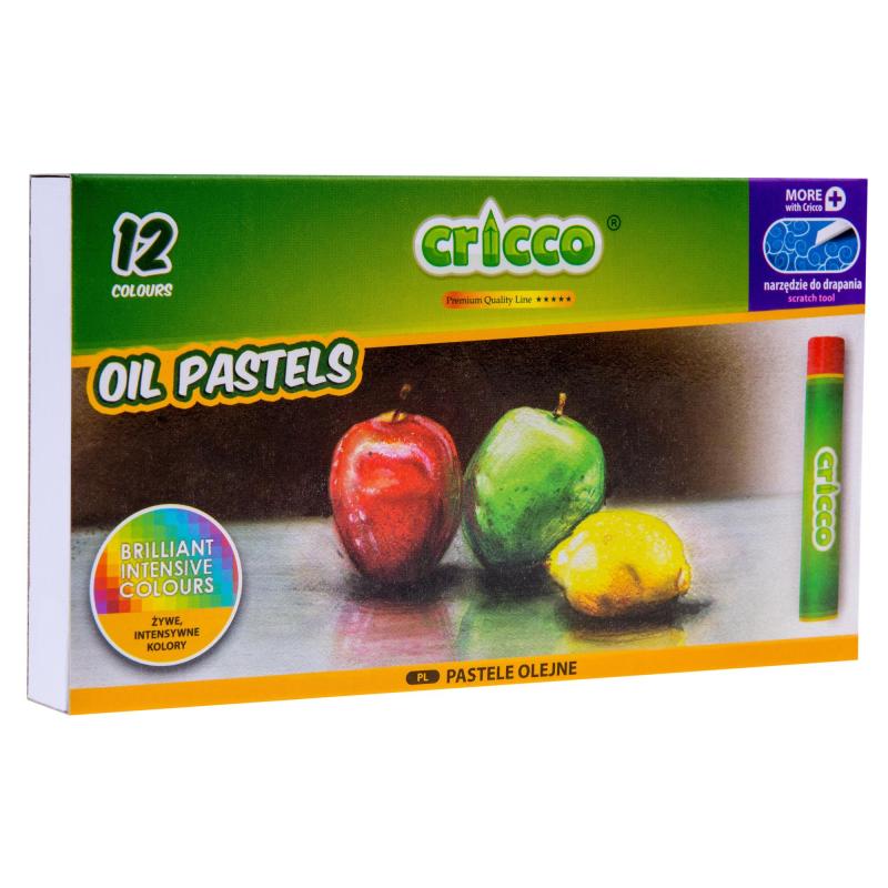 PASTELE OLEJOWE 12KOL CRICCO