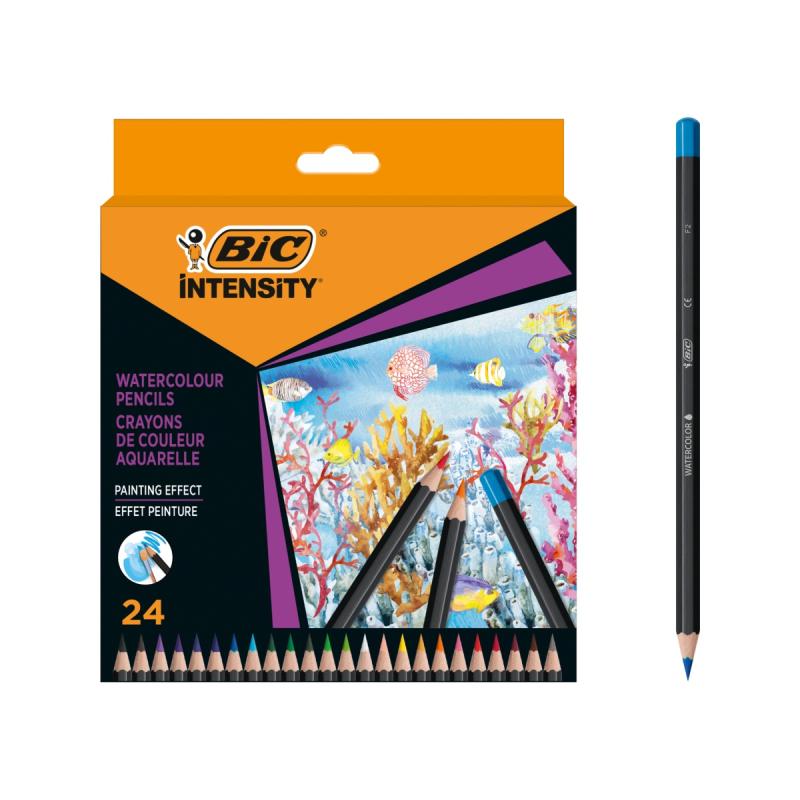 KREDKI OŁÓWKOWE 36 BIC INTENSITY PREMIUM WATERCOLOOUR