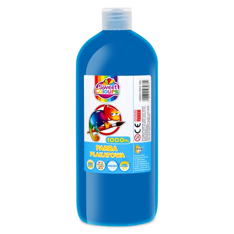FARBA PLAKATOWA OTOCKI 1000ML CIEMNO NIEBIESKA