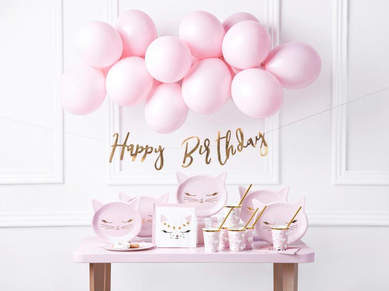 BANER HAPPY BIRTHDAY R.ZŁOTO 62CM