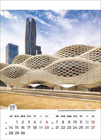 KALENDARZ WIELOPLANSZOWY ARCHITEKTURA JOTAN STANDARD