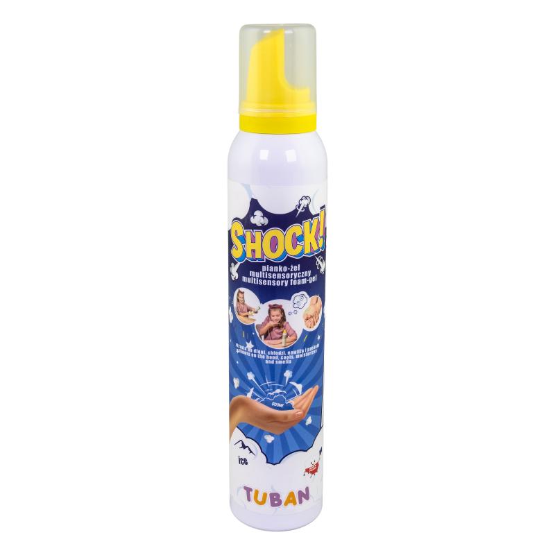 MULTISENSORYCZNY PIANKO-ŻEL SHOCK! 200ML ICE TUBAN