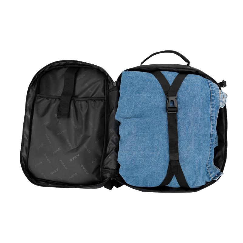 PLECAK 2W1 BUSINESS&TRAVEL ABAG BLACK