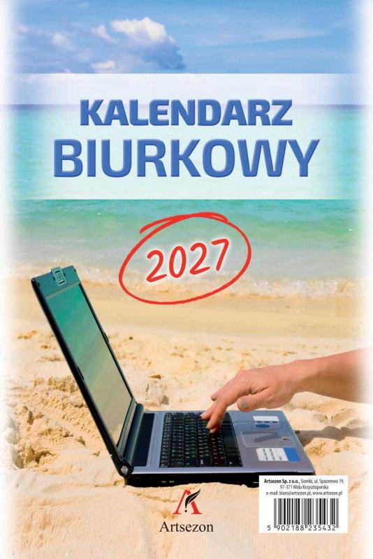 KALENDARZ BIURKOWY A5 2027