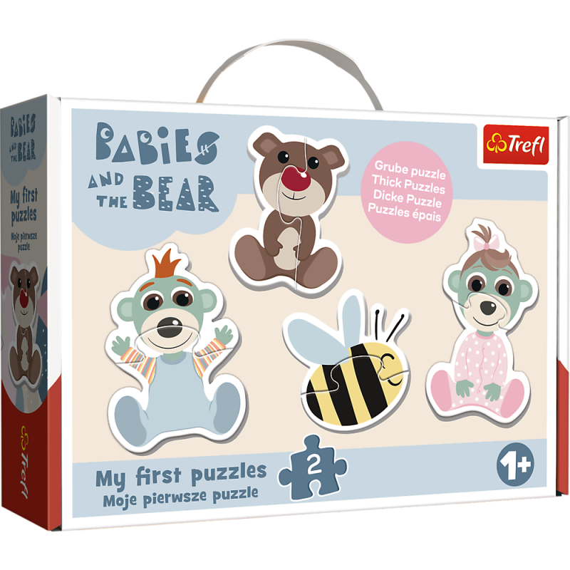 PUZZLE BABY CLASSIC PRZYJACIELSKIE BOBASKI