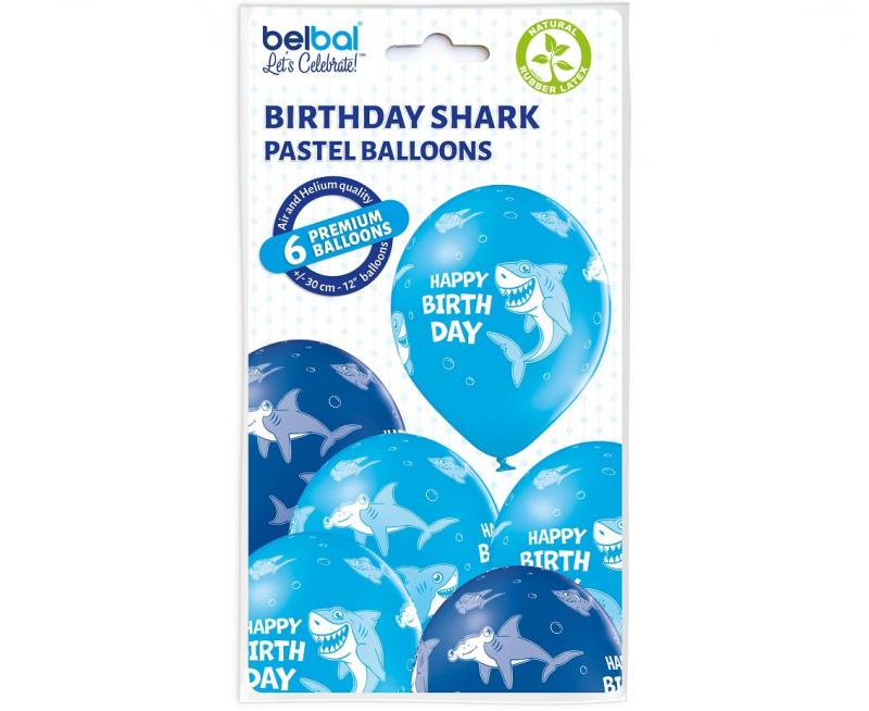 BALONY D11 BIRTHDAY SHARK A'6