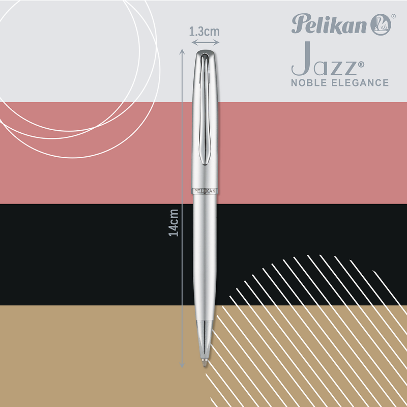 DŁUGOPIS PELIKAN JAZZ NOBLE ELEGANCE SILVER ETUI