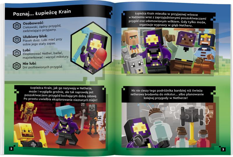 KSIĄŻECZKA LEGO MINECRAFT MISJA WITHER