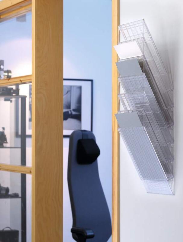 PÓŁKA FLEXIBOX 12*A4 DURABLE PION PRZEZROCZYSTA