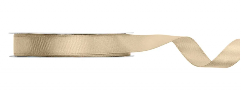 TASIEMKA SATYNOWA 12MM/25M ZIMNY ZŁOTY