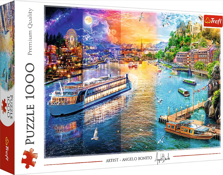 PUZZLE 1000 TREFL REJS PO RZECE