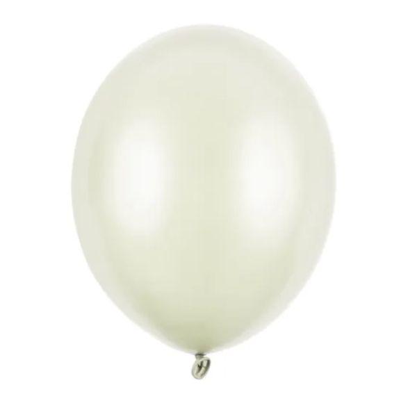 BALONY STRONG 30CM METALLIC LIGHT CREAM