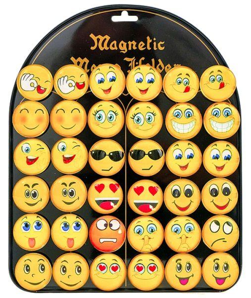 MAGNESY MG-6661-MIX 3, 36SZT./1 BLACHA, MIX WZORÓW : BUŹKI
