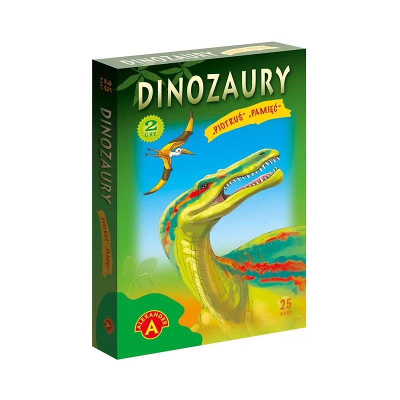 KARTY PIOTRUŚ+PAMIĘĆ-DINOZAURY