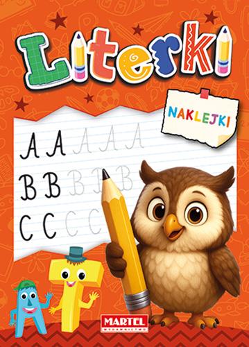 KSIĄŻECZKA LITERKI Z NAKLEJKAMI