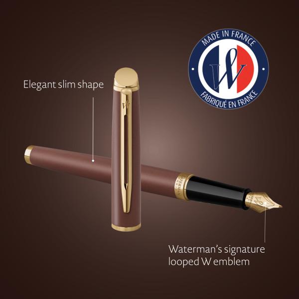 PIÓRO WIECZNE WATERMAN HEMISPHERE COPPER RED GT