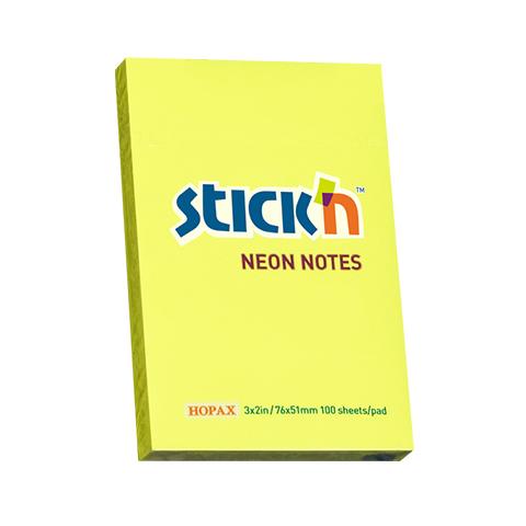 NOTES SAMOP.76*51 ŻÓŁTY NEON