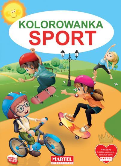 KSIĄŻECZKA KOLOROWANKA SPORT