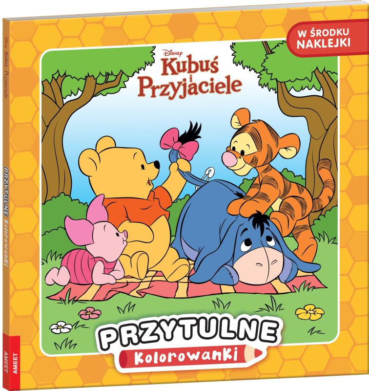 KSIĄŻECZKA DISNEY KUBUŚ I PRZYJACIELE.PRZYTULNE KOLOROWANKI