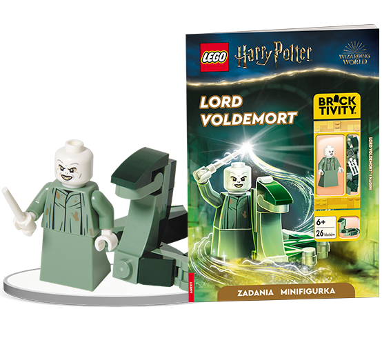KSIĄŻECZKA LEGO HARRY POTTER. LORD VOLDEMORT