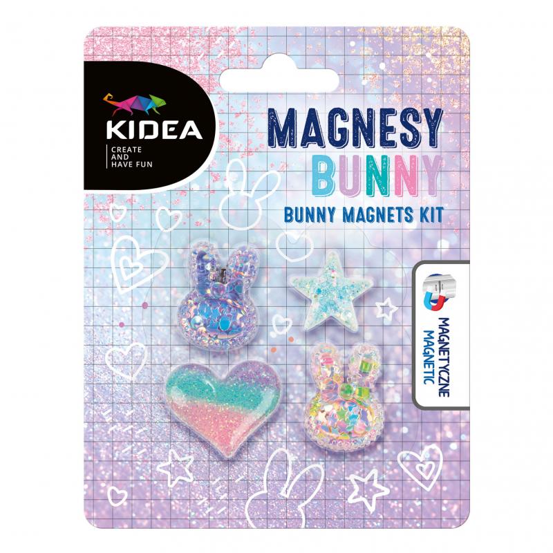 MAGNESY BUNNY 4 SZT. KIDEA