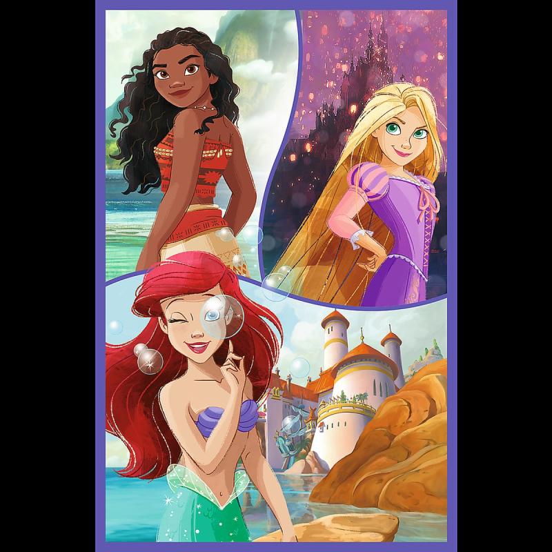 PUZZLE 3X80 TREFL KSIĘŻNICZKI PRZYJACIÓŁKI