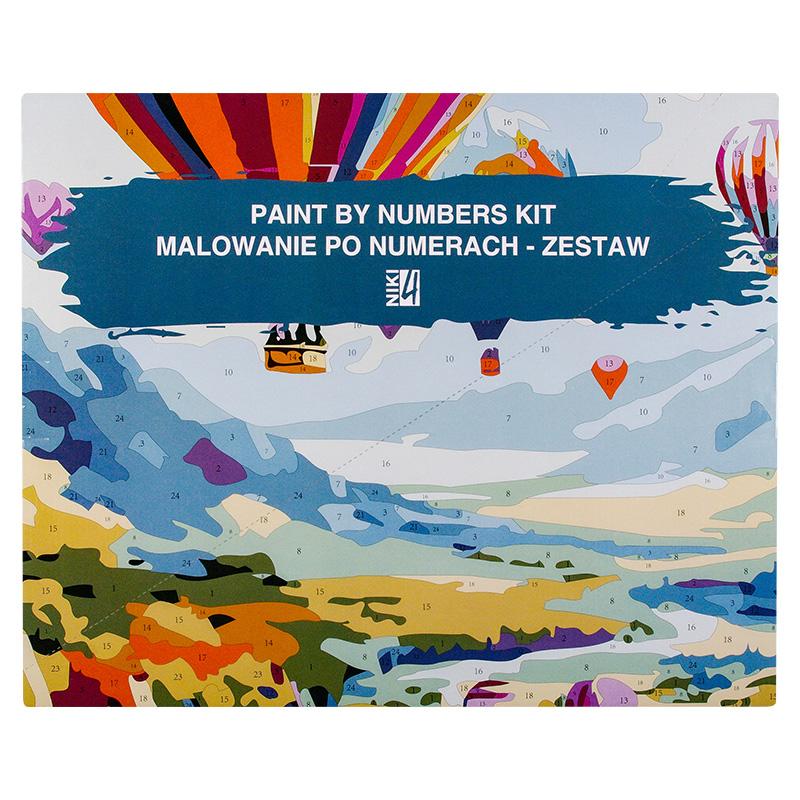 MALOWANIE PO NUMERACH PODOBRAZIE 40X50 CM NIKI4 PIESKI W KOSZYKU