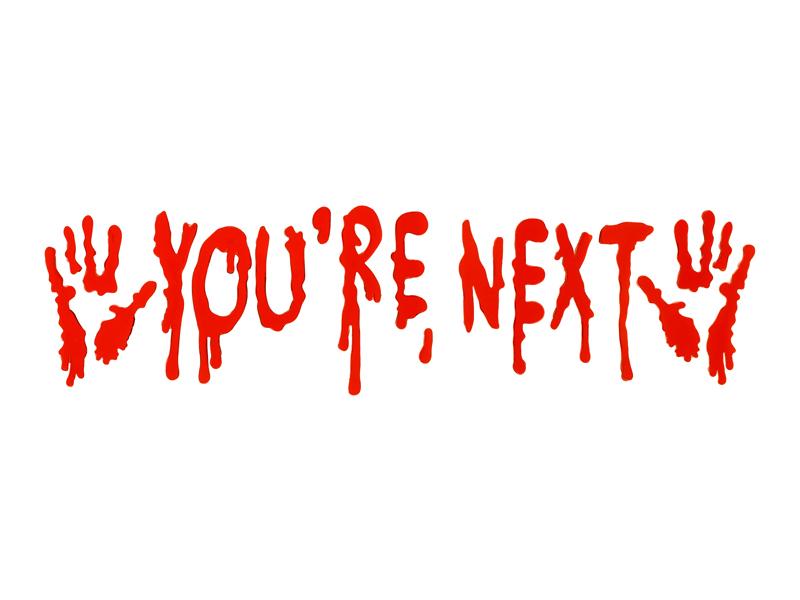 NAKLEJKI ŻELOWE NA OKNO YOURE NEXT CZERWONY