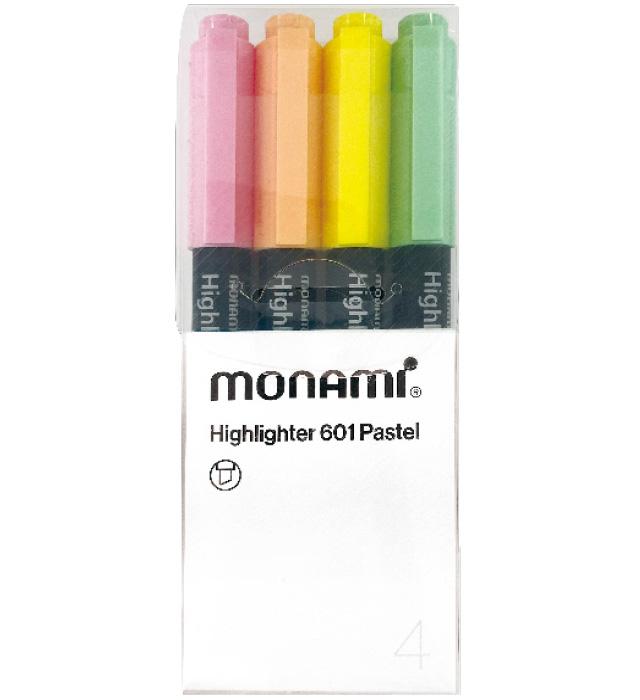 ZAKREŚLACZ 601 4 KOL.PASTEL MONAMI 2063239504