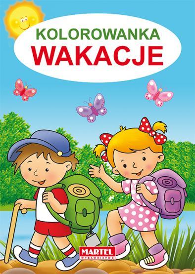KSIĄŻECZKA KOLOROWANKA WAKACJE